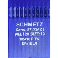 Schmetz leather point needles Canu 37:20 DPx16LR 135x16 RTV size 120/19